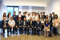 A total of 16 students attended the meeting with Prof TUAN (first row, third from right) and had exchanges with him.